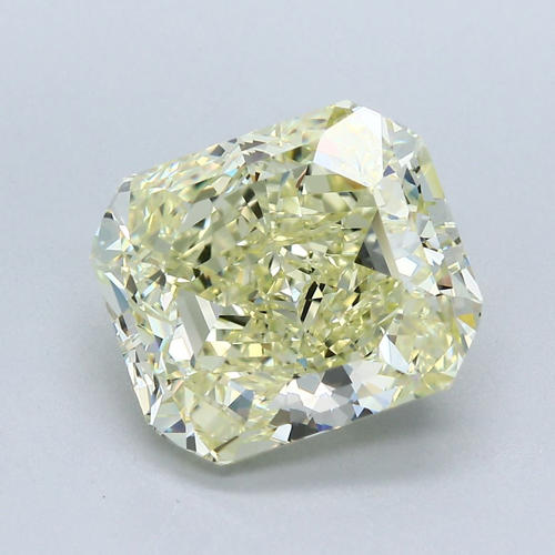 GIA Certified 5.57 ct. Fancy Yellow Radiant Cut Diamond - UNTREATED